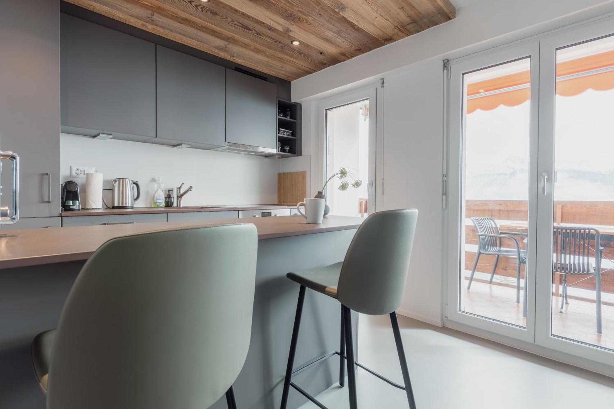 Magnifique Appartement Proche Du Centre 크란스몬타나 외부 사진